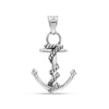 925 Sterling Silver Anchor Pendant for Men and Boys