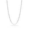 925 Sterling Silver Italian PaperClip Link Chain Necklace for Teen and Women 0.3 CM