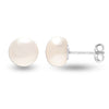 925 Sterling Silver Freshwater Pearl Stud Earrings for Teen Women 6 & 9 MM