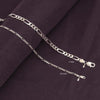 925 Sterling Silver Italian 0.7CM Solid Diamond-Cut Figaro Link Chain Necklace for Men and Women