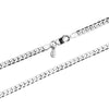 925 Sterling Silver Italian Diamond-Cut Cuban Link Curb Chain Necklace for Women and Men