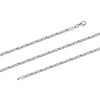 925 Sterling Silver Italian 2.5 MM Round Handmade Classic Byzantine Chain Necklace for Men and Women