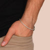 925 Sterling Silver Italian Snake-Chain Bracelets for Teen Women and Men