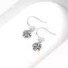 925 Sterling Silve Handmade Infinity Knot Drop Dangle Earrings for Women