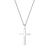 925 Sterling Silver Classic Cross Pendant Necklace for Men and Women