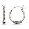 925 Sterling Silver Hoop Earrings for Teen Women