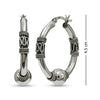 925 Sterling Silver ClickTop Hoop Earrings for Women 45 MM