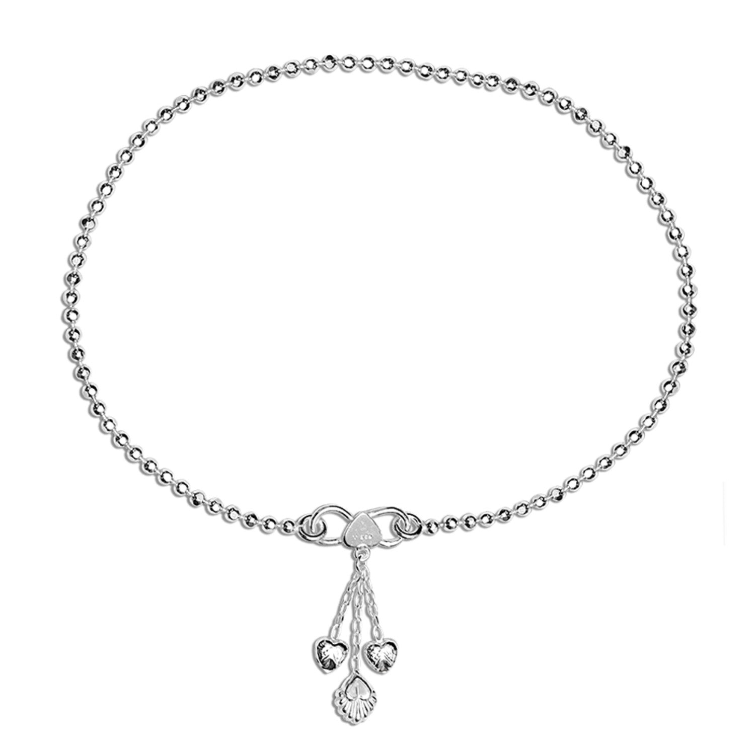 925 Sterling Silver Modern Anklets for Women and Girls