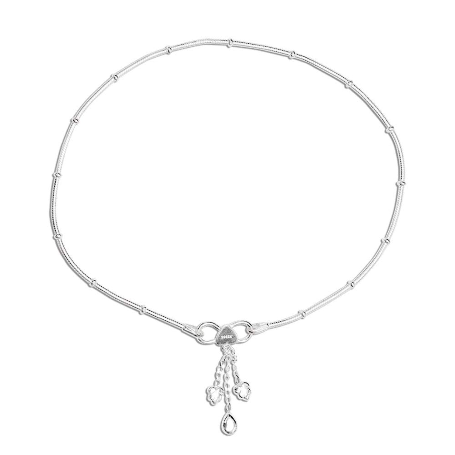 925 Sterling Silver Modern Anklets for Women and Girls