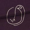 925 Sterling Silver Flowers Anklet Pair for Women