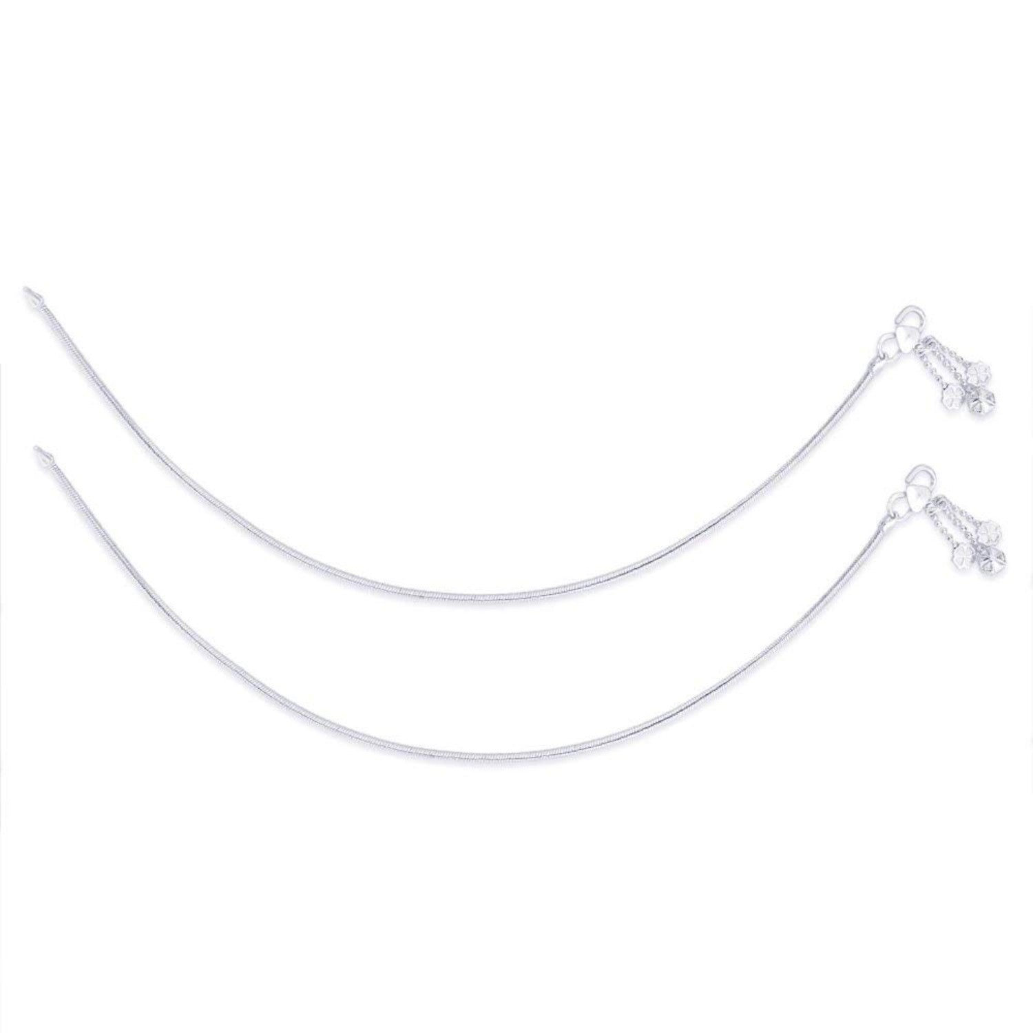 925 Sterling Silver Modern Anklets for Women and Girls