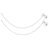 925 Sterling Silver Modern Sleek Chain Anklets for Women