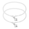 925 Sterling Silver Leaf Charm Chain Anklet for Women