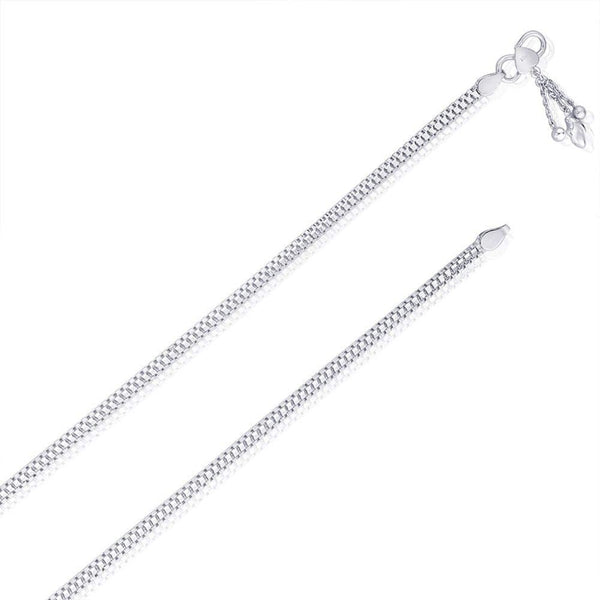925 Sterling Silver Floral Charm Herring Chain Anklet for Women