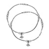 925 Sterling Silver Women Antique Beads Anklet for Women