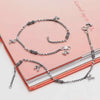 925 Sterling Silver Oxidized Modern Anklets for Women