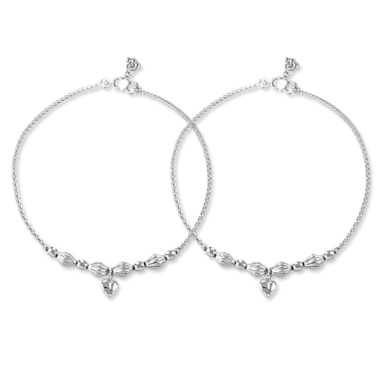 925 Sterling Silver Modern Designer Anklets for Women And Girls