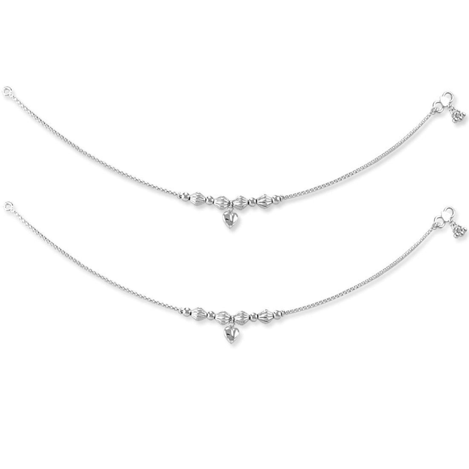 925 Sterling Silver Modern Designer Anklets for Women And Girls