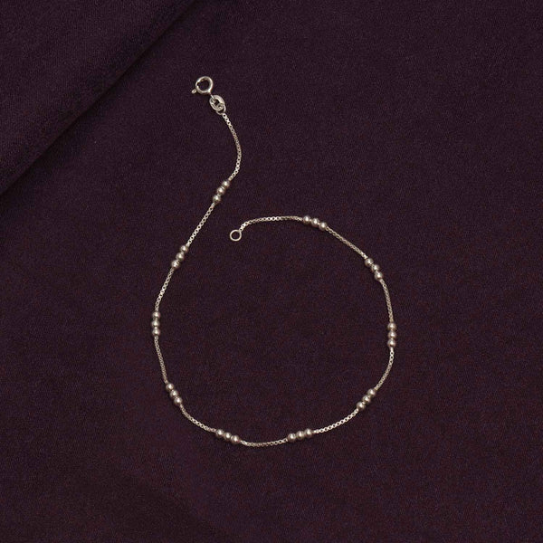 925 Sterling Silver Venetian Chain Anklets for Women Teen 1PC