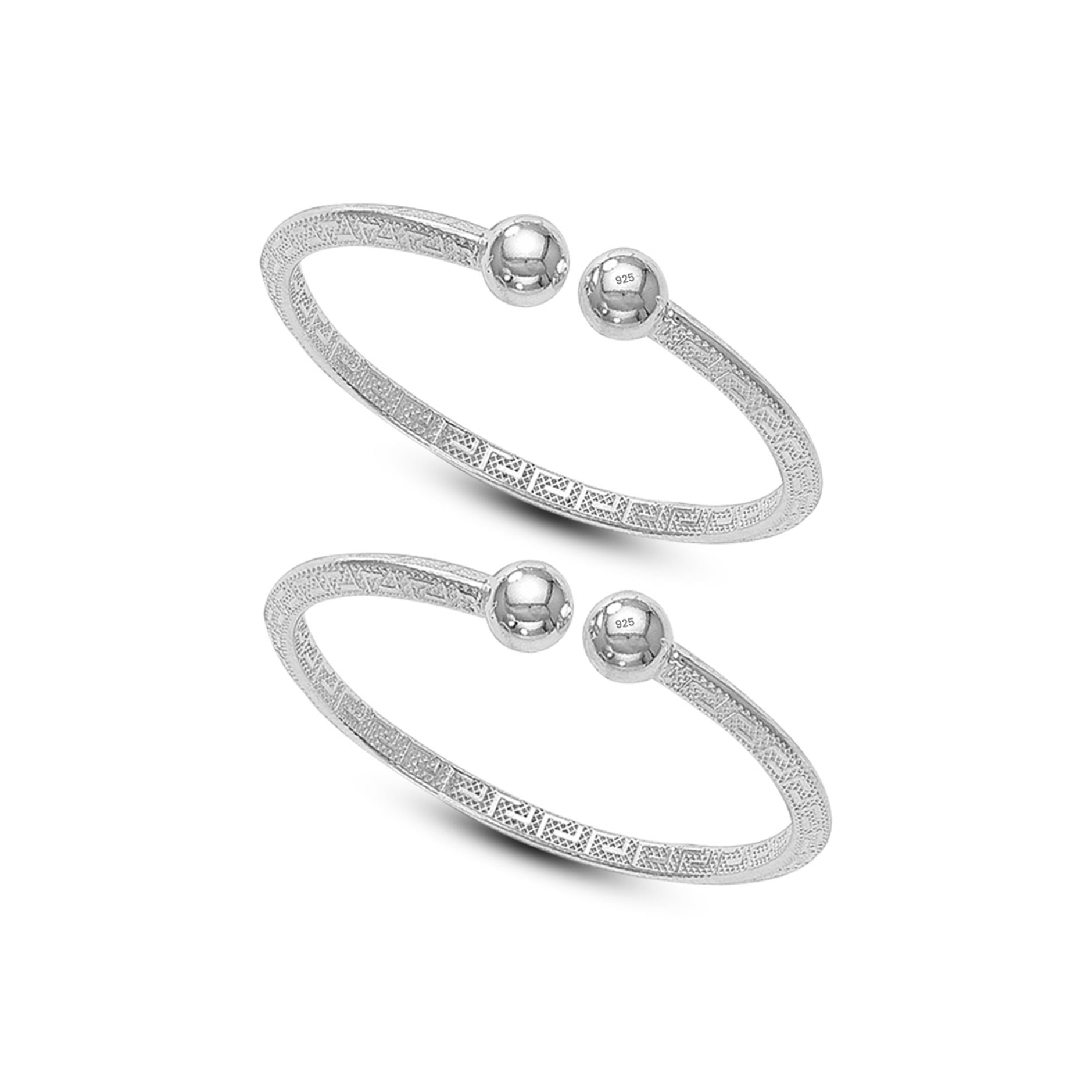 925 Sterling Silver Adjustable Kada for Kids