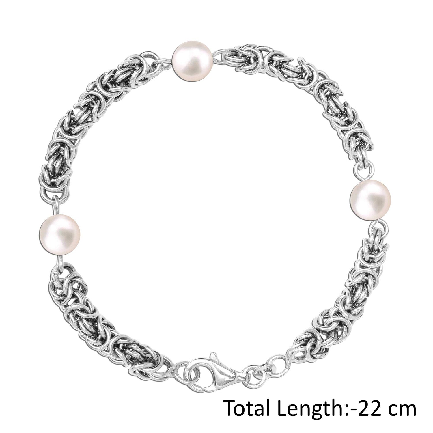 925 Sterling Silver Chain Bracelet for Teen Women