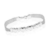 925 Sterling Silver Italian Multi Heart Beaded Bracelet for Women Teen