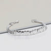 925 Sterling Silver Italian Multi Heart Beaded Bracelet for Women Teen