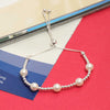 925 Sterling Silver Pearl Sliding Bolo Bracelet for Teen and Women