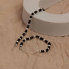 925 Sterling Silver Black Beads Nazariya Bracelet for Kids