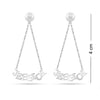 Personalised 925 Sterling Silver Name Dangler Earrings for Teen Women