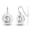 Personalised 925 Sterling Silver Monogram Initial Earrings for Teen Women