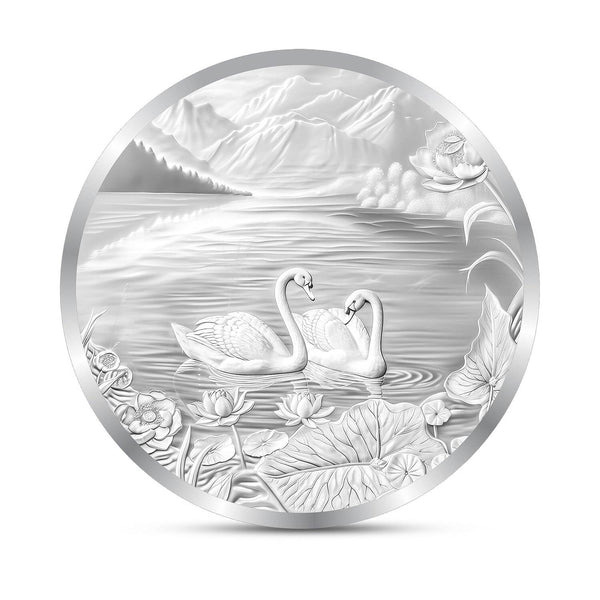 BIS Hallmarked 999 Pure Silver Swan Silver Coin 20 Gram