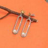 925 Sterling Silver Simulated Pearl Drop Dangle Earrings for Women