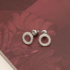 925 Sterling Silver Stud Earrings for Women CZ Hypoallergenic Earring for Men