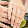 Personalised Customised 925 Sterling Silver Engraved Star Initial Finger Rings for Women and Girls