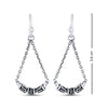 925 Sterling Silver Antique Drop Tassel Earrings for Teen Women