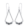 925 Sterling Silver Antique Drop Tassel Earrings for Teen Women