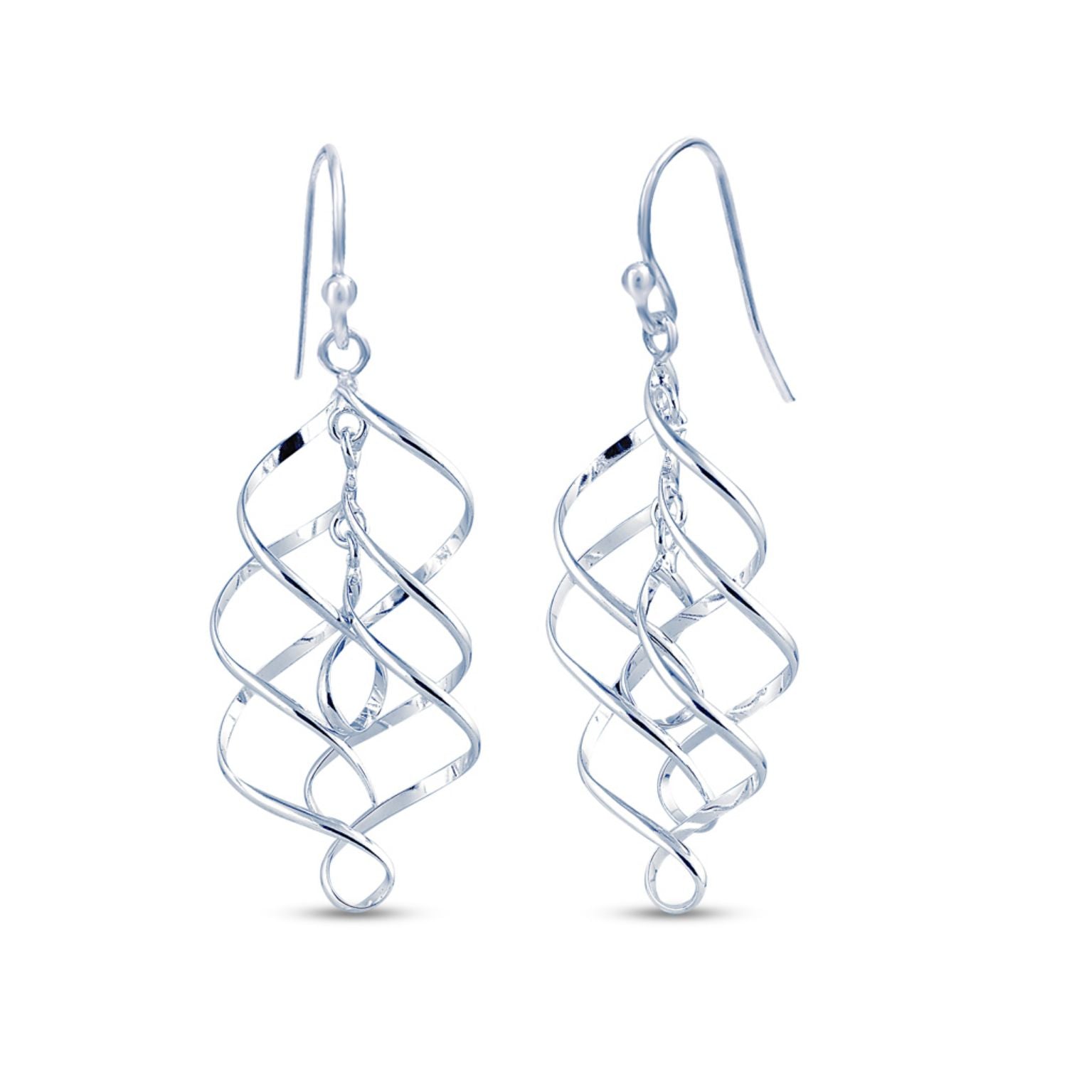 925 Sterling Silver Infinity Knot Drop Dangle Earrings for Women Teen