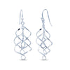 925 Sterling Silver Infinity Knot Drop Dangle Earrings for Women Teen