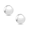 925 Sterling Silver Dome Button Stud Earrings for Women 15 MM