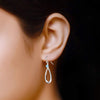 925 Sterling Sliver Birthstone Earrings for Teen Women (4 MM Blue Topaz )