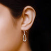 925 Sterling Sliver Birthstone Earrings for Teen Women (4 MM Red Garnet )