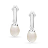 925 Sterling Silver Freshwater Pearl Statement Handmade Dangle Drop Earrings for Women