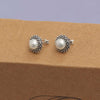 925 Sterling Silver Freshwater Pearl Antique Stud Earring for Women and Teen