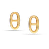 925 Sterling Silver 18K Gold-Plated Small Stud Earrings for Women and Girls