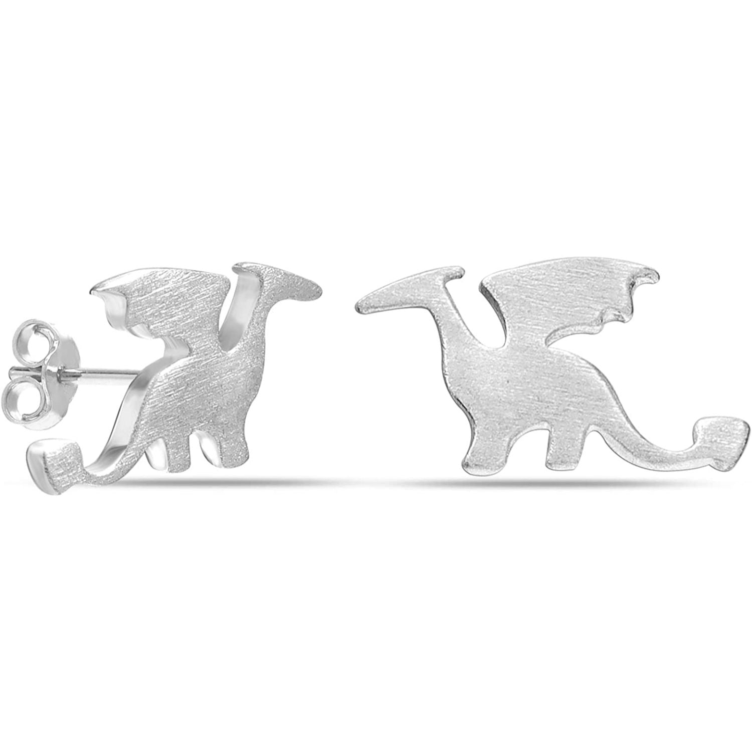 925 Sterling Silver Small Lightweight Animals Stud Earrings for Kids