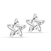 925 Steling Silver Star Outline Knot Design Stud Earrings for Women