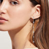925 Sterling Silver Designer Cz Chain Dangler Earrings for Women and Girls