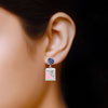 925 Sterling Silver Enamel Floral Jhumki Earrings for Women and Girls