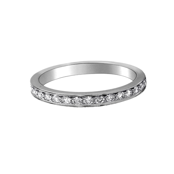 925 Sterling Silver Cubic Zirconia Stackable Eternity Wedding Bands  Engagement Rings for Women